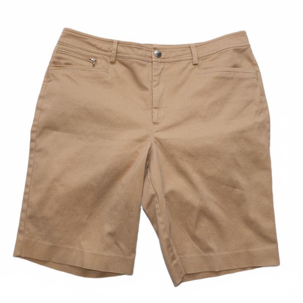 Lauren Ralph Lauren Women's Khaki Bermuda Shorts - Size 12